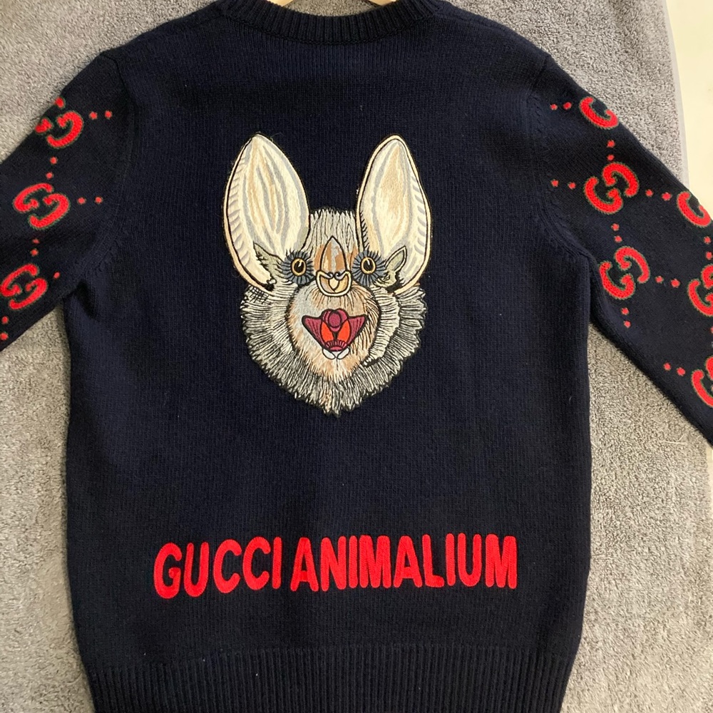 Gucci Animalium Wool Sweater Size L